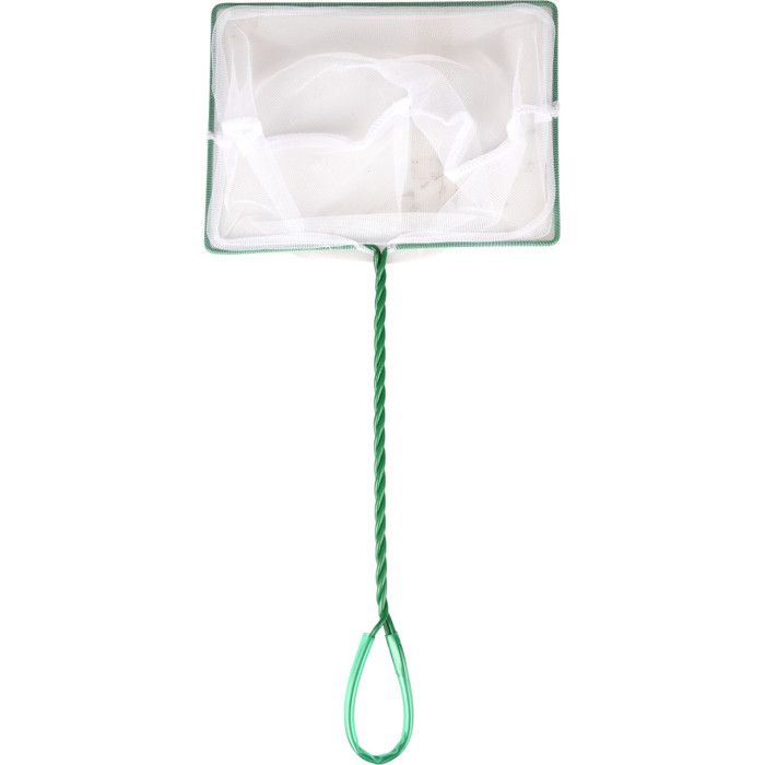 Epuisette XL 20 cm x 14 cm x 46 cm filet fin aquarium - Flamingo