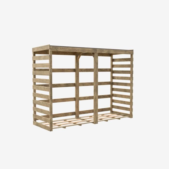 ABRI BUCHES BOIS XL 238X82X174CM