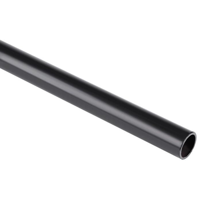 Guidon Plat Moto 22mm - Guidon Droit Rétro Noir/aluminium, Longueur 71cm, Pour Customisation
