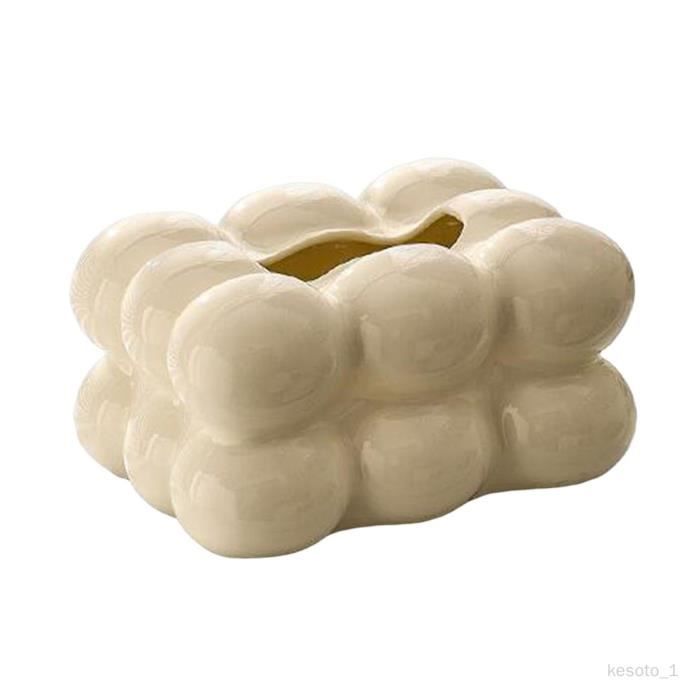 Boîte à Mouchoirs Décorative En Plastique - Vert - Dimensions 21x15x13 Cm - Rangement Salle De Bain Bureau Voiture - Cadeau Pratique