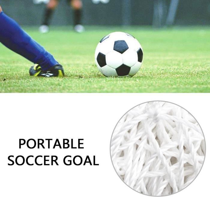 Filet De But Football 1,8 X 1,2 M – Polypropylène Résistant, Pliable, Léger – Remplacement Pour Cage, Jardin, Entraînement, Match