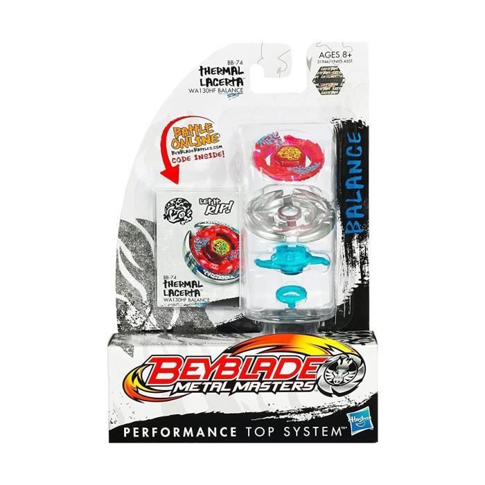 Toupie Beyblade Metal Masters Thermal Lacerta Et Son Lanceur Toupie Type Equilibre - Cdiscount 