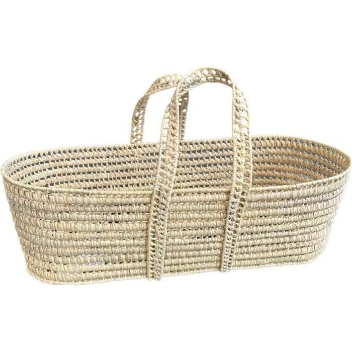 Couffin osier pour bébé Naturel 85x38x28 cm Couffin osier pour bébé Naturel 85x38x28 cm