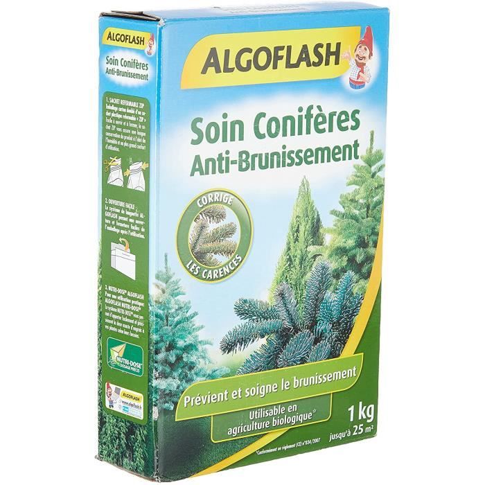 FERTILIGENE FBRUCO2 Soin Anti-Brunissement des Conifères 500ml - Action préventive et curative - 500ml pour 20 Plants