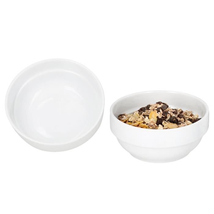 Bonna porseleinen kom schuin Vanta Goirle ø 18 cm 450 ml bruin - Servies