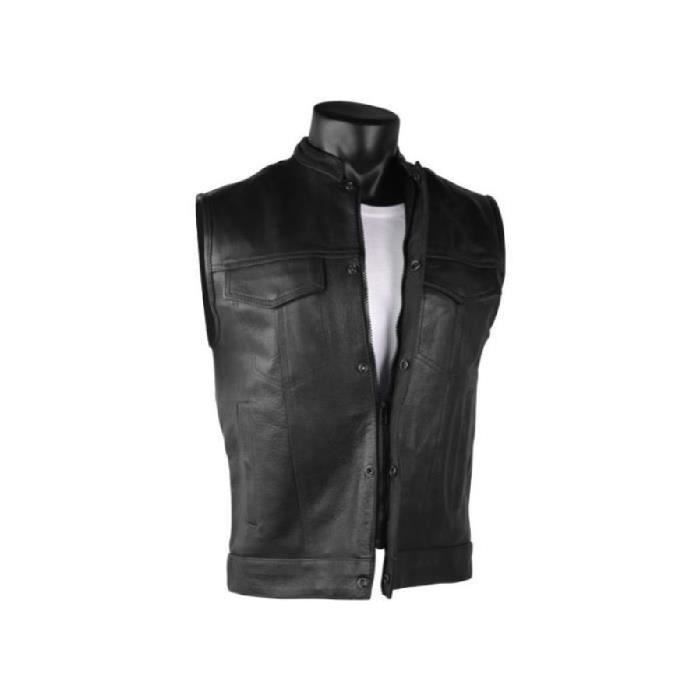 Gilet Cuir SOA 762 Taille L