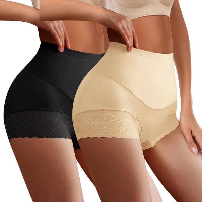 Femme Culotte Gainante Femme Ventre Plat Sculptante Taille Haute