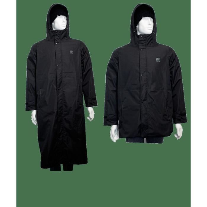 veste imperméable elémenterre monitor - noir - xs