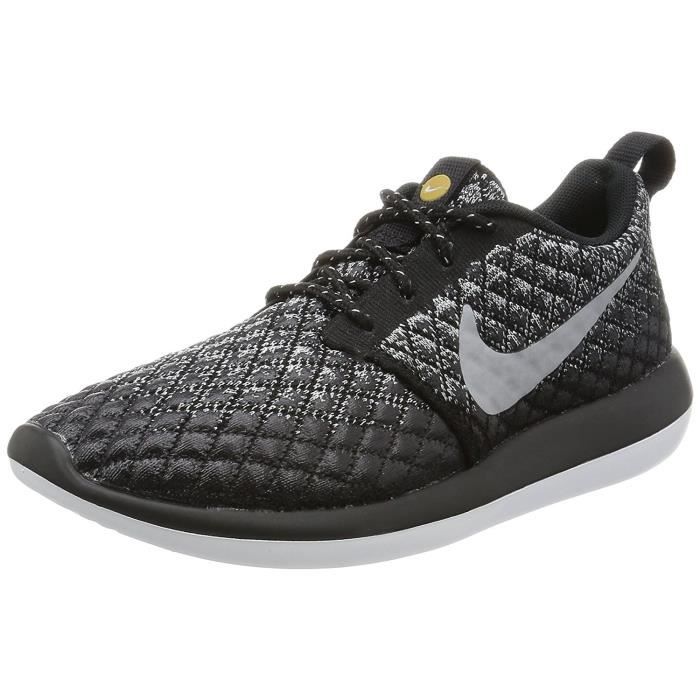 nike flyknit roshe run noir