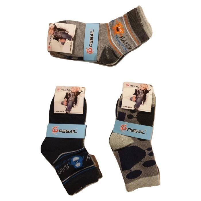 PESAIL Lotto 6 Paia Calzini Bambino 90% Cotone &ndash; Calze Morbide Per Bambine