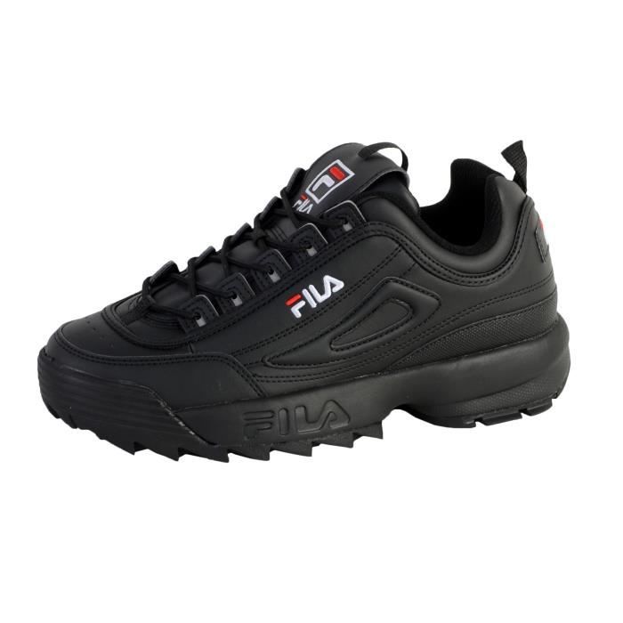 Basket FILA Disruptor CB Low WMN Noir Lacets Compensé - Main Image