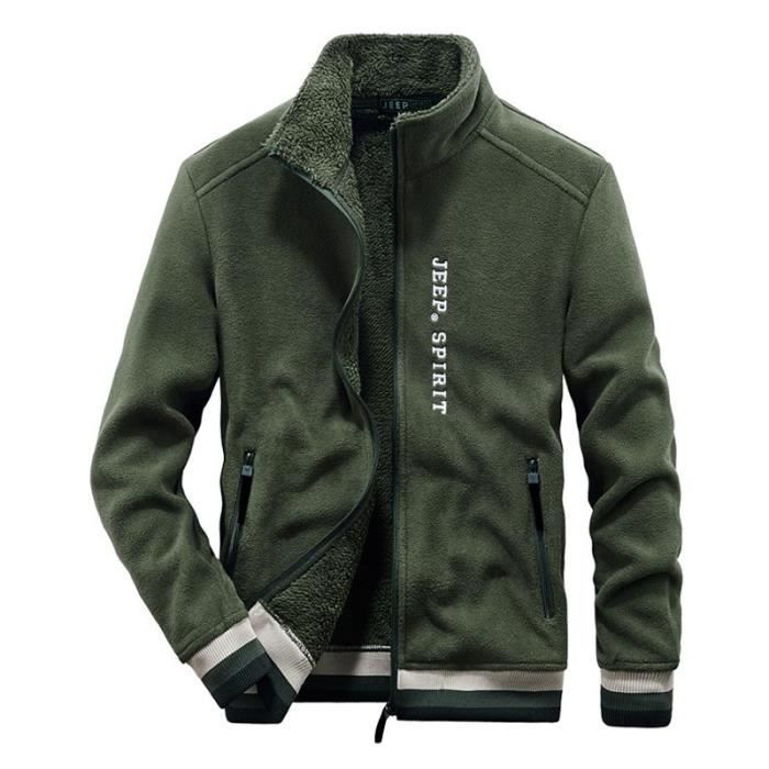Veste Polaire Homme Marque Hiver Randonn e Col Montant