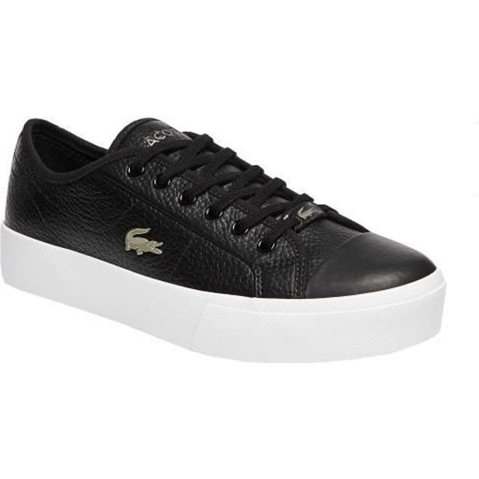 Baskets Lacoste Ziane Plus Noir pour Femme Noir Cdiscount Chaussures
