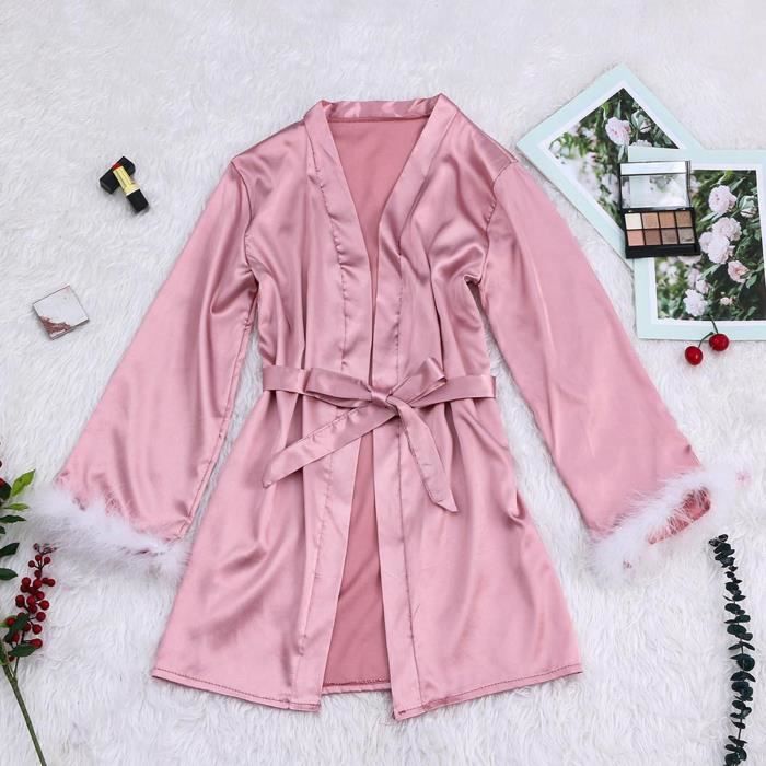 Robe de chambre sale plume