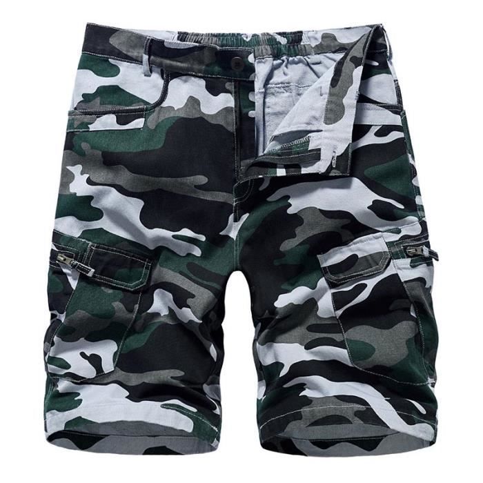 Short de store bain camouflage homme