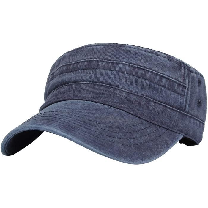 Casquette Stetson Vintage Racing Homme - Strapback Boucle Métal, Taille Unique 55-59 Cm, Visière 6 Cm, 100% Coton