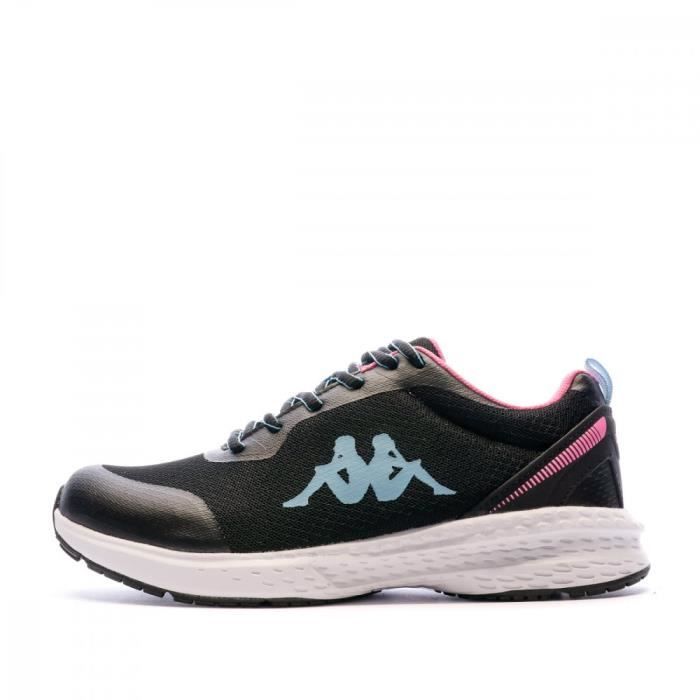 Baskets KAPPA Glinch Noir Rose Tige basse en textile Semelle en caoutchouc Black Cdiscount Chaussures