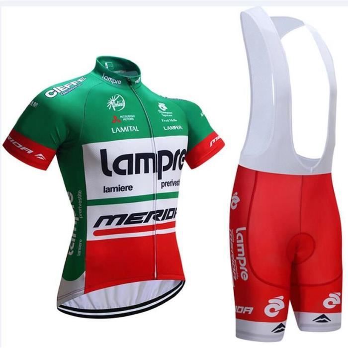 Maillot Cyclisme Homme Été Pro - Ensemble VTT Respirant Avec Cuissard Gel 3D, Séchage Rapide, Léger Et Confortable Pour Route Et Vélo