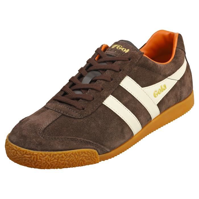 Baskets - Gola - HARRIER - Homme - Marron foncé - Taille 46 EU