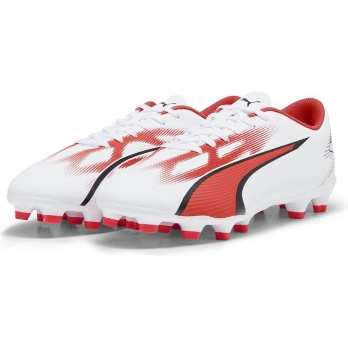 Chaussures de foot - PUMA - ULTRA PLAY - Crampons moulés - Homme - Blanc