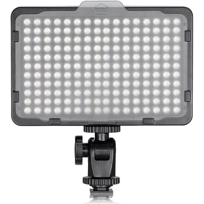 Bonvvie Lampe de Caméra Vidéo LED, 3000-6500K Éclairage Photo pour Studio et Extérieur Vlog Vidéo Conférence Live Stream, CRI 97 Éclairage de Caméra Bicolore avec Batterie Rechargeable 5000mAh Li-ion