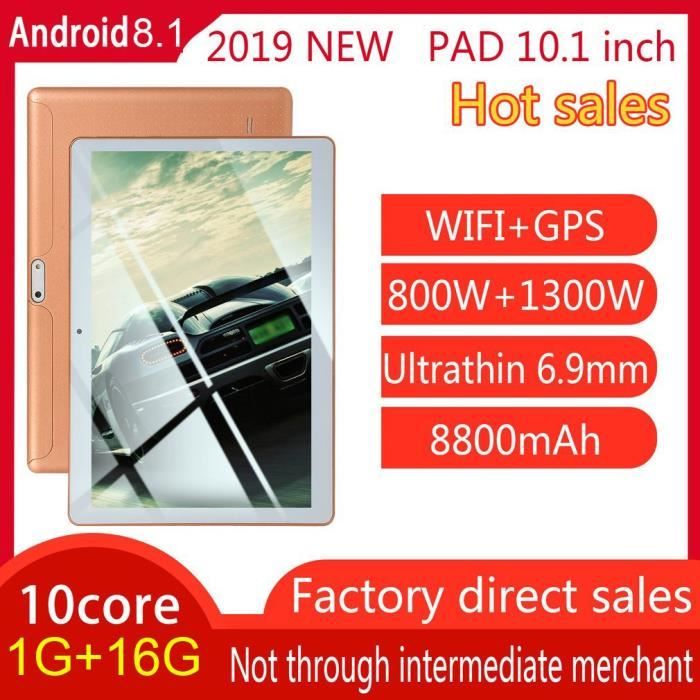 Tablette 10.1 Pouce HD Grand Écran Android