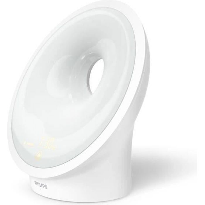 Philips Éveil Lumière HF3651-01 - Lumière de réveil LED 315 lux - Ambre, Orange, Blanc, Jaune