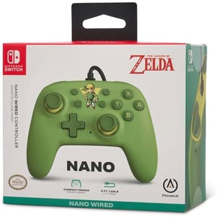 Manette filaire PowerA Nano Toon Link pour Nintendo Switch - vue 4