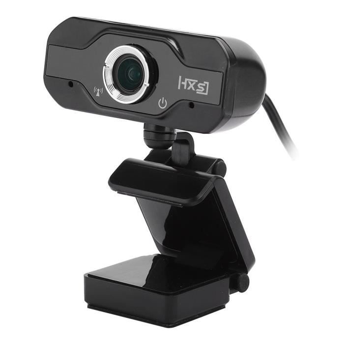 Qiilu Caméra USB Caméra microphone intégrée webcam haut de gamme vidéo HD pièces d'ordinateur