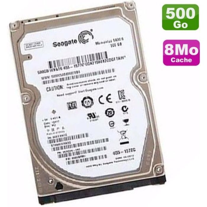 Disque Dur 500Go SATA 2.5 Samsung Momentus ST500LM012 HN M500MBB Pc  Portable - Cdiscount Informatique