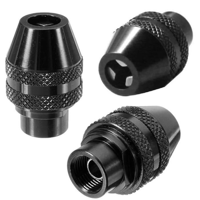 Teocpai Mandrin Perceuse Sans Clé 1,5-13mm – Montage 1/2-20UNF, Auto-serrant Métal Rouge