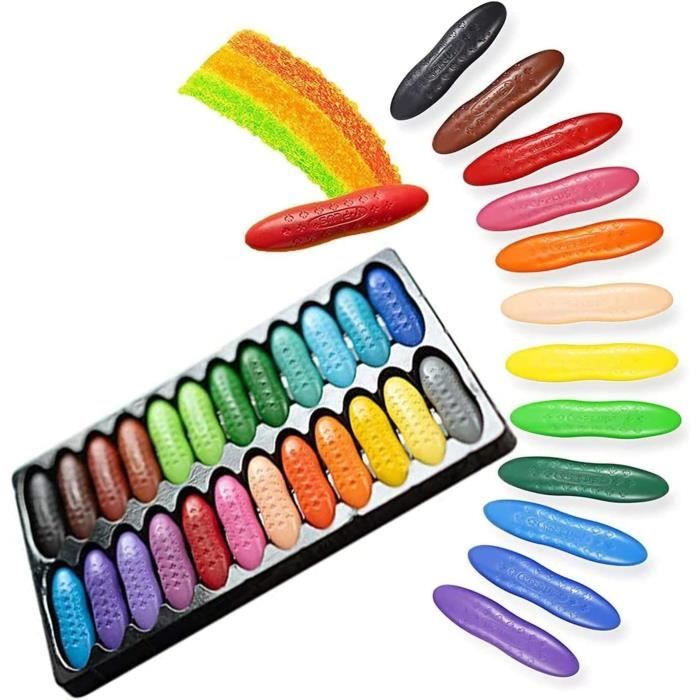 SES Creative 14416 – Mon Premier Coffret De 8 Crayons De Couleur, Dès 1 An, Ergonomiques, Non Toxiques, Incassables