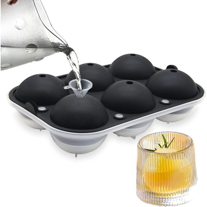 2x Moules à Glaçons En Forme De Boule - Moule à Glaçons En Silicone Pour Faire Des Glaçons En