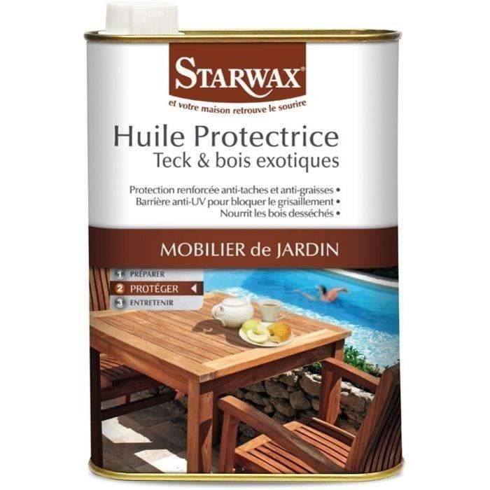 Huile protectrice - teck, bois exotique - 500 mL