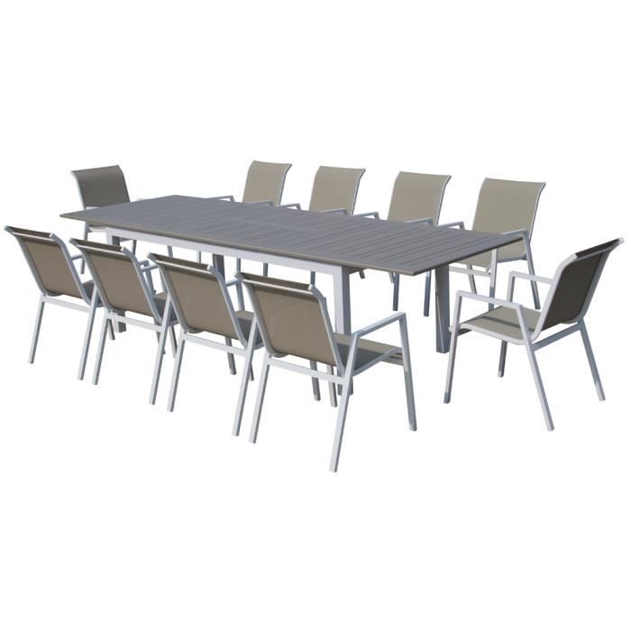 Salon De Jardin Aluminium Syracuse Achat Vente Ensemble Table