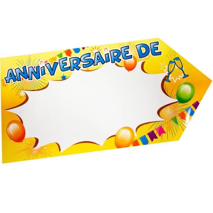 Fleche Directionnelle Joyeux Anniversaire Multicolore X1 Ref 1023pp Cdiscount Maison Fleche Directionnelle Joyeux Anniversaire Multicolore X1 Ref 1023pp Cdiscount Maison