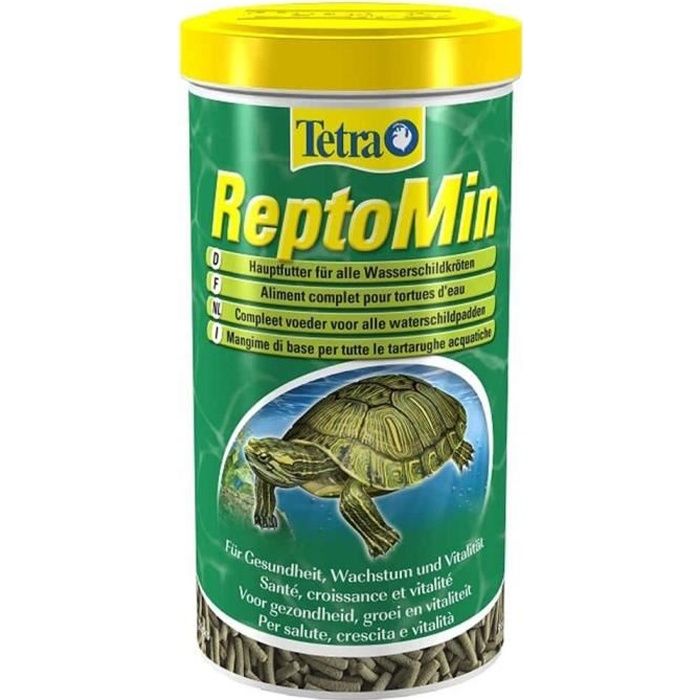 tetra - aliment complet reptomin en sticks pour tortues d'eau - 250ml