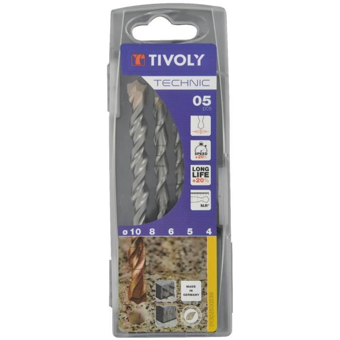 Tivoly 10960570001 B44 Coffret De Forets Beton Technic Gradués, Gris
