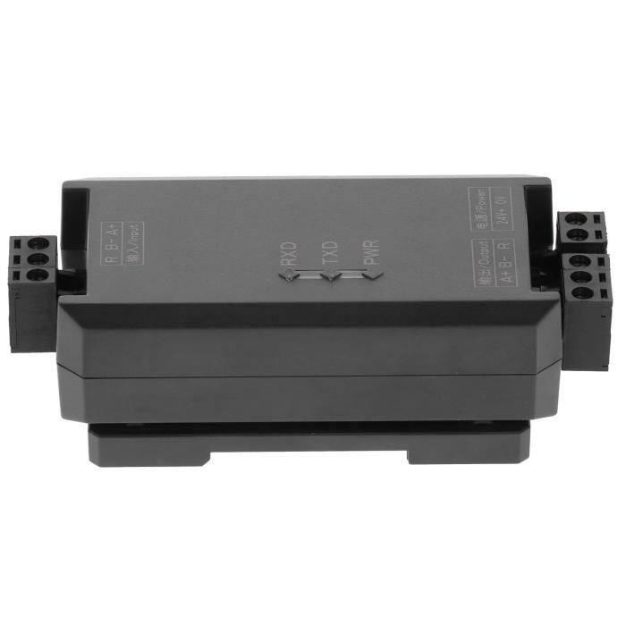 Répéteur/isolateur RS485 Industriel - Portée 1200m, 128 Nœuds, Vitesse 500kbps - Pour Automatisation, Contrôle D'accès, Péage