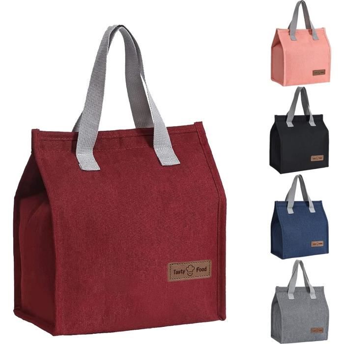 Sac Isotherme Réutilisable Pour Repas – Imperméable Et Isolant – Idéal Travail, école, Pique-nique – Homme, Femme, Enfant - 11