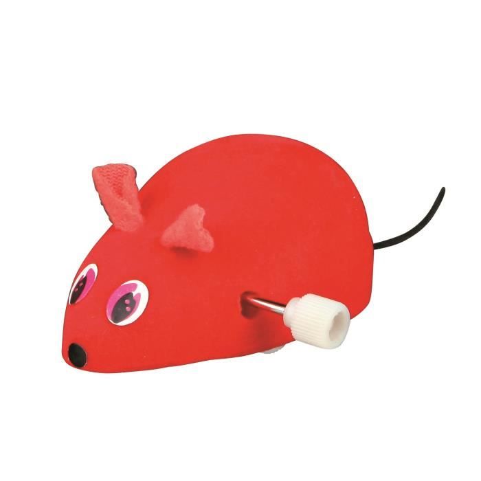 Trixie Souris Feutre A Remonter 7cm Pour Chat Cdiscount Animalerie