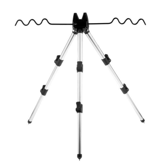 Trépied Télescopique Pour Canne à Pêche – Support Repos Plage/mer/rivière – Alliage D’aluminium – Pointe Pointue Anti-vent – Pliable Et Facile à Transporter