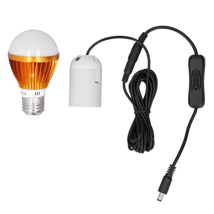 Ampoule boule E27 Ampoule à Bille E27, Ampoule E27, Ampoule, Ampoule LED  Solaire à Lumière Blanche Chaude moto eclairage