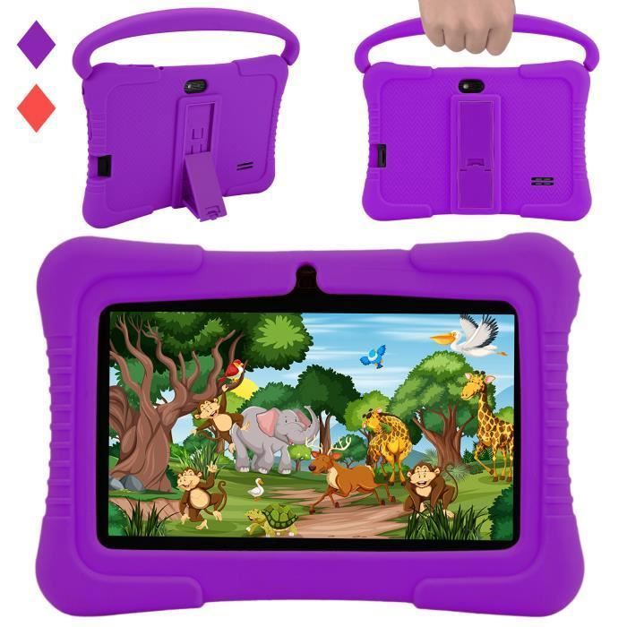 Veidoo Tablette pour Enfants 7 Android Tablet PC 2 Go RAM 32 Go ROM Écran Tactile HD IPS Contrôle Parental Éducative