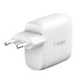 Chargeur Secteur Double USB 24W Charge Rapide Compact Belkin Boost Charge Blanc-1