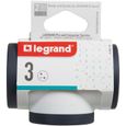 LEGRAND Triplite FB 3x2P+T premium prises latérales - Blanc et noir-1