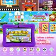 Tablette pour Enfants Veidoo - 7'' Android - 2 Go RAM 32 Go ROM - Contrôle Parental - Éducative (Violet)-1