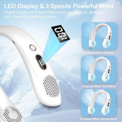 Ventilateur portatif avec réglages de vitesse et affichage numérique Ventilateur portatif avec réglages de vitesse et affichage numérique