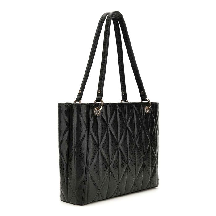GUESS Sac à épaule noir pour femme Aldina Noel Tote Bag 313980