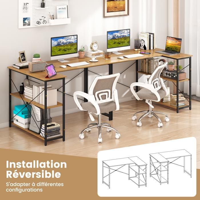 GYMAX Bureau Debout Portable Réglable 61-91 Cm - Tablette Inclinable Pour Lit Et Canapé, Gain De Place